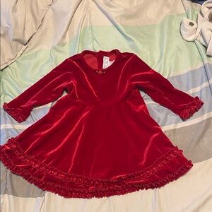 The Children's Place Red Velvet Dress